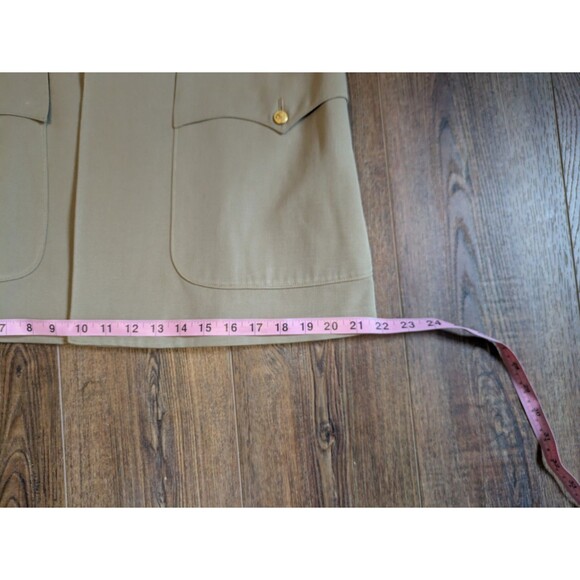 Vintage WWII US Navy Uniform Tunic Khaki Size 41 - Picture 14 of 15